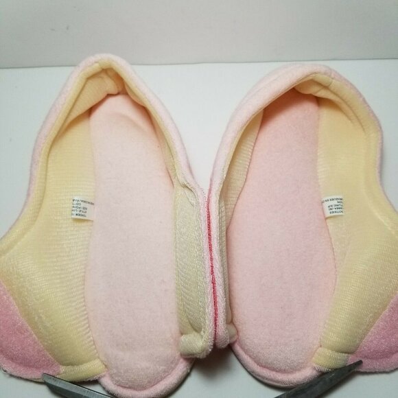 Tender Tootsies slippers pink size S french terry - Picture 8 of 9